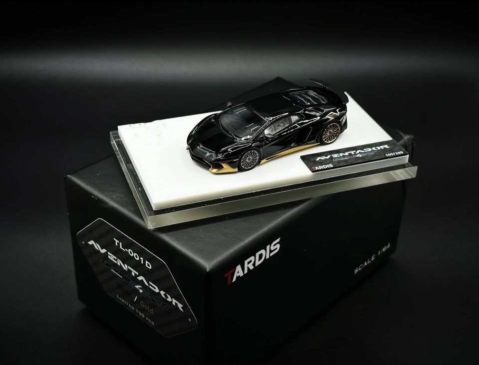Tardis 1/64 ランボルギーニ　アヴェンタドールsv シルバー Tardis 1:64 AVENTADOR LP750-4SV Diecast Model Car Resin