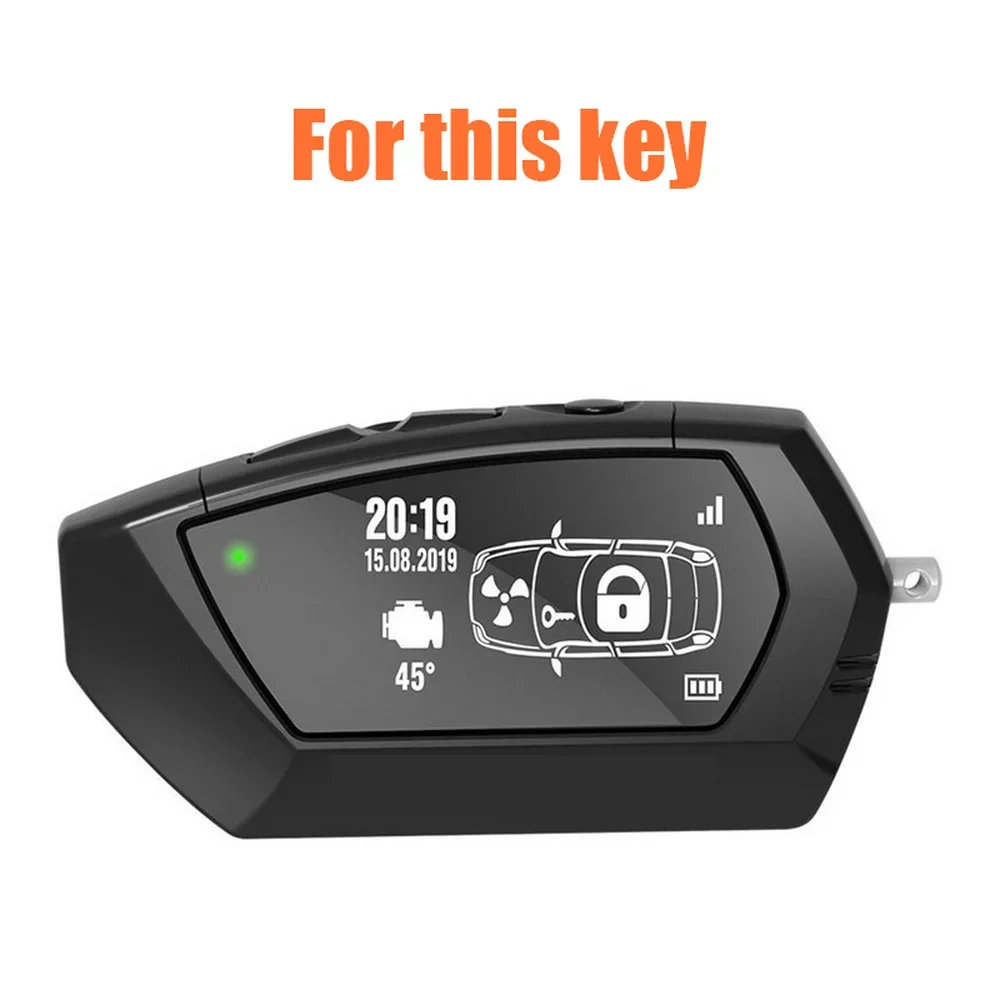 Silicone Car Key Case Protector For Pandora DX-90 D010 DX 90 91 6X 9X 90B 90BT 90L 42 Moto Russia 2 Way LCD Remote Alarm Cover