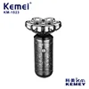 Kemei km-1523 Portable Mini 6 Blades Alloy Body Full Body Washable 4D Veneer Floating Electric Shaver 2
