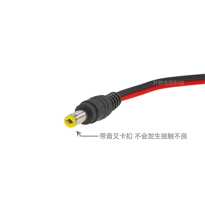 25CM DC 전원 케이블 12V 남성 여성 커넥터 케이블 DC5.5X2.1 빨간색과 검정색 전원 케이블 감시용 남성 여성 DC5521 250mm