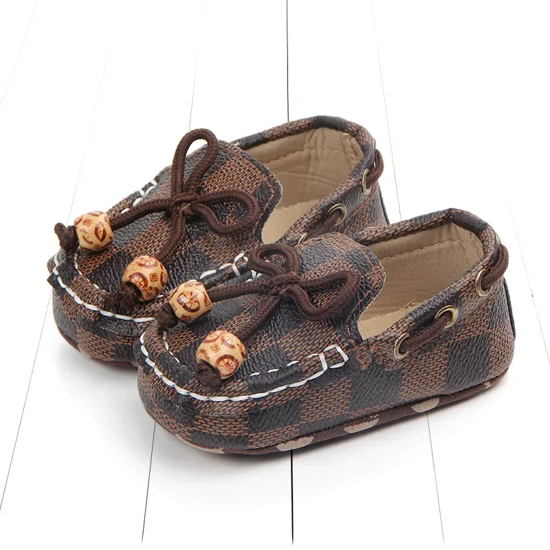Korean Babi Moccasins for Non-slip First Walkers Toddler Loafers Baby Girls Boys Crib Shoes