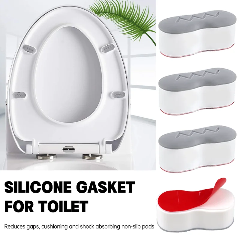 4/8/12pcs Toilet Seat Bumper Bidet Seat Bumpers For Bidet Attachment toilet seat accessories