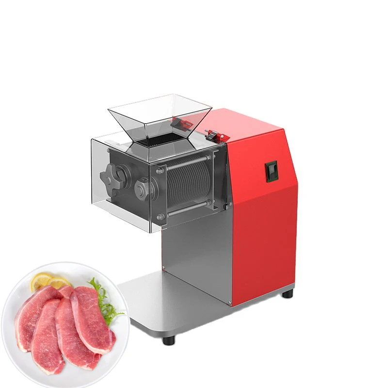 

Commercial Fully Automatic Electric Meat Cutter, Chicken Fillet, Breast, Fresh Pork, Beef Slicer