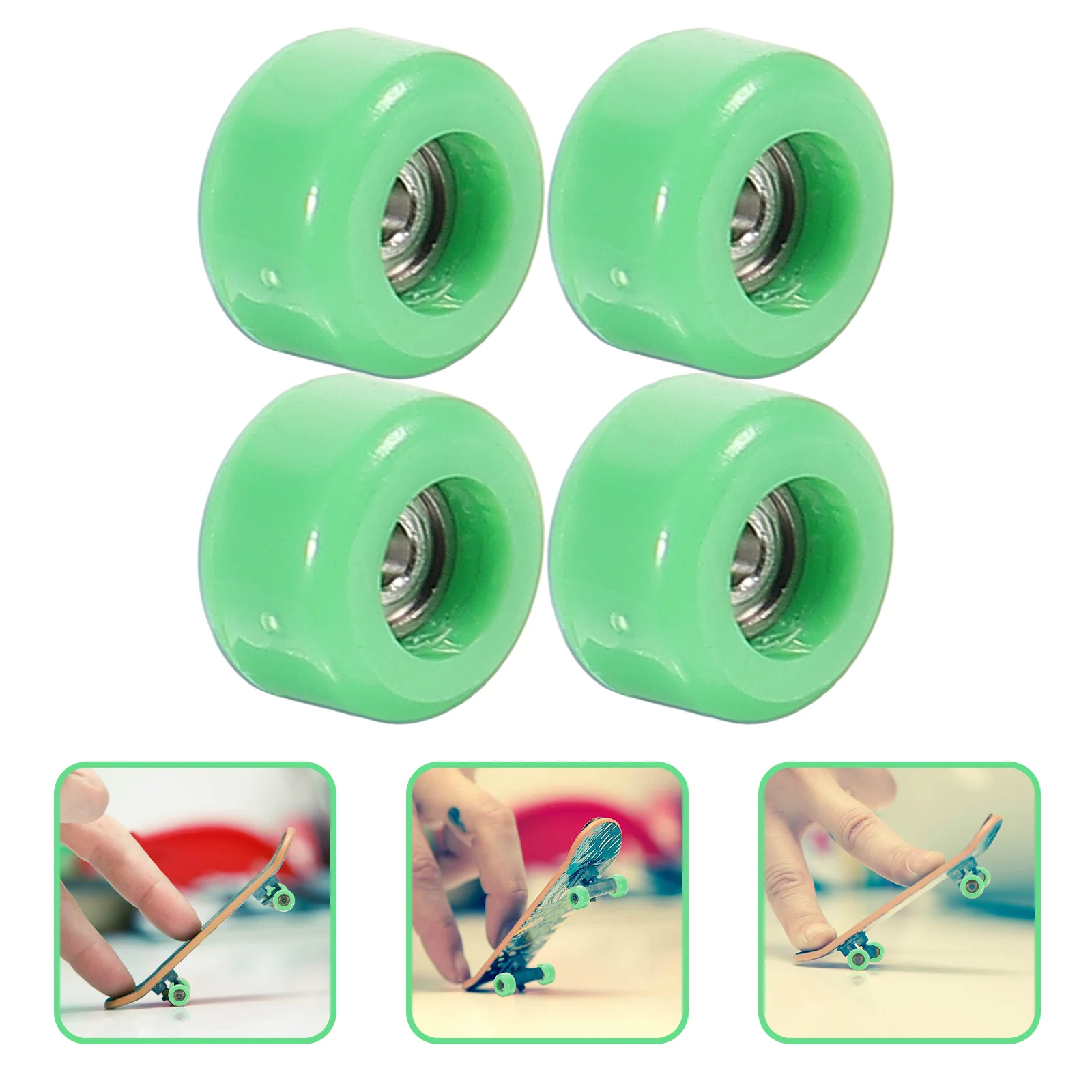 

4 Pcs Deck Wheels Bearings Toy Children’s Toys Kids Accessories Childrens