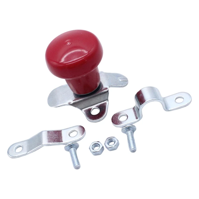 Universal Steering Wheel Handle Spinner Handle Knob Ball Red for Car Vehicle