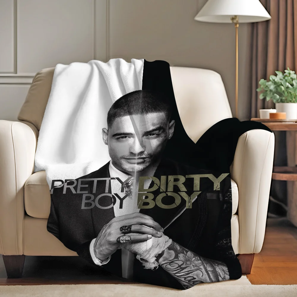 Couverture classique Singer m-maluma Muisc, chaude et douce, adaptée à la chambre à coucher, salon, canapé-lit, bureau, voyage, Camping 1 Couverture classique Singer m-maluma Muisc, chaude et douce, adaptée à la chambre à coucher, salon, canapé-lit, bureau, voyage, Camping 1
