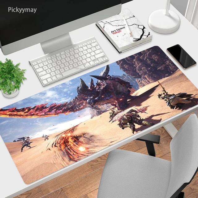 Anime monster hunter armor dragon hullabaloo Playmat Mat Desk Pad