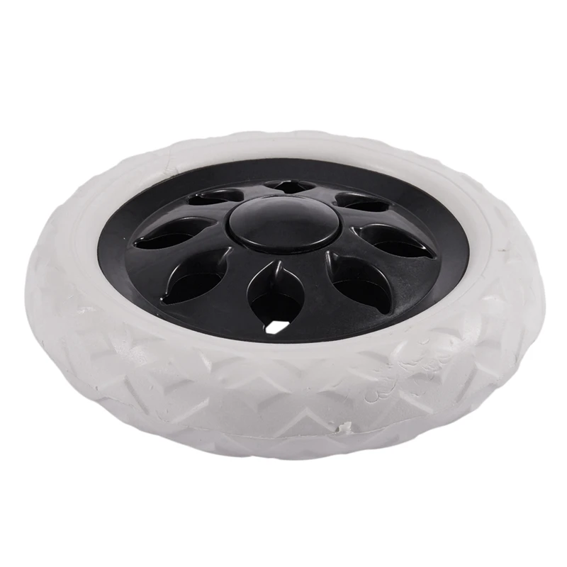 20X Black White Plastic Core Foam Shopping Trolley Cartwheel Casters