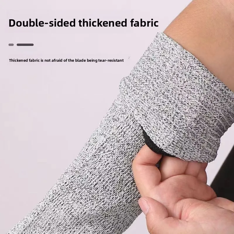 5-level Anti Cutting Sleeve Arm Protection Wear-resistant Scratch Resistant Lifting Glass Oil ResistantSlaughterBreathableGloves