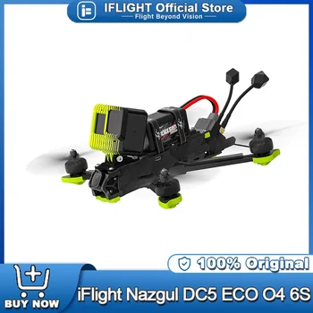IFlight Nazgul DC5 ECO O4 6S HD Drone BNF con unità aerea O4 Pro / BLITZ ATF435 E55S Stack per quadricottero cinematografico FPV Freestyle