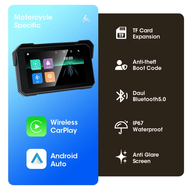 Jansite Moto CarPlay Display 3