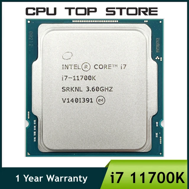 Used Core I7 11700K I7-11700K 3.6GHz Eight-cores Sixteen-threaded 16M 125W  LGA 1200 CPU Processor H510 Motherboard - AliExpress