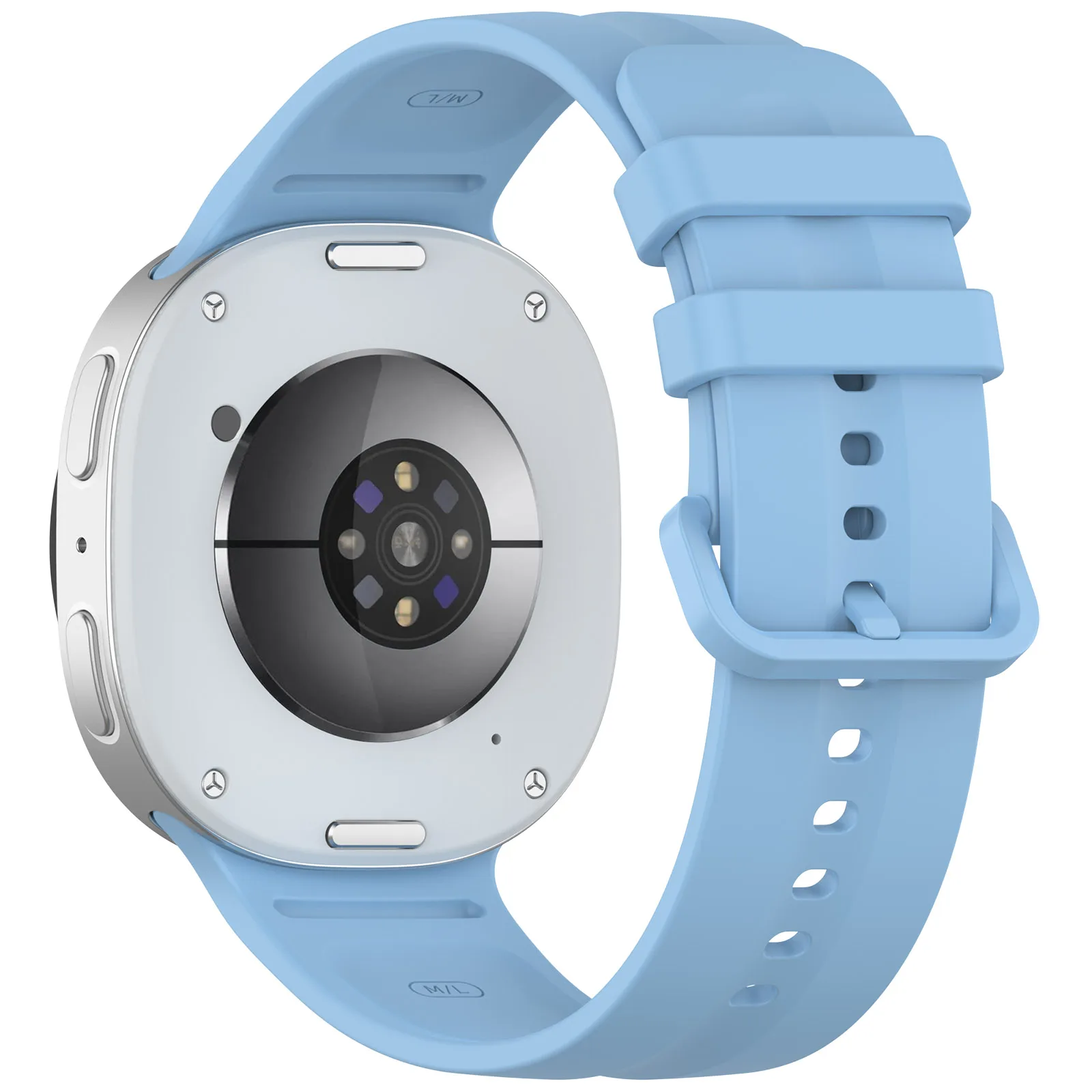 Silicone Replacement Watch Band - Adjustable Sports Strap