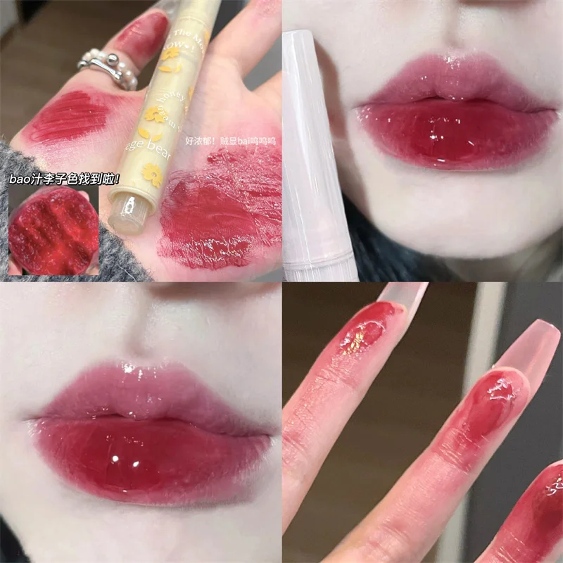 Heart-Shaped Jelly Mirror Lipstick - Jasglow Beauty