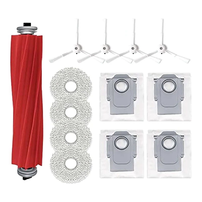 

Main Side Brush Kit Dust Bag Accessories Replacement For Roborock P10/ Roborock Q Revo