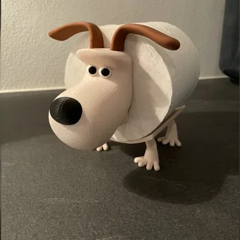 Puppy Toilet Paper Holder Decor 1