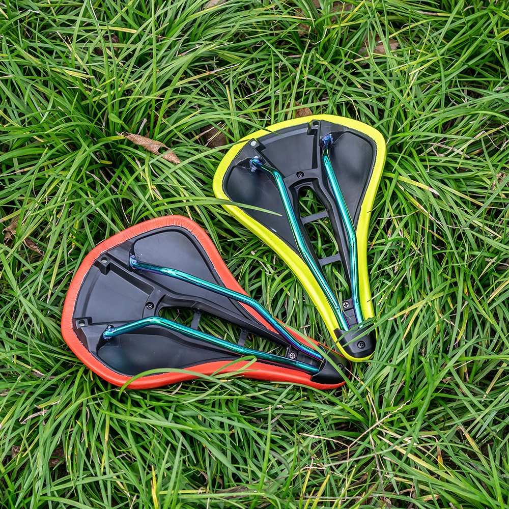 ZTTO Bicycle Seat MTB Road Bike Saddle, PU Leather Hollow Ultralight Comfortable Soft Cycling Racing Seat Cushion - Image 5