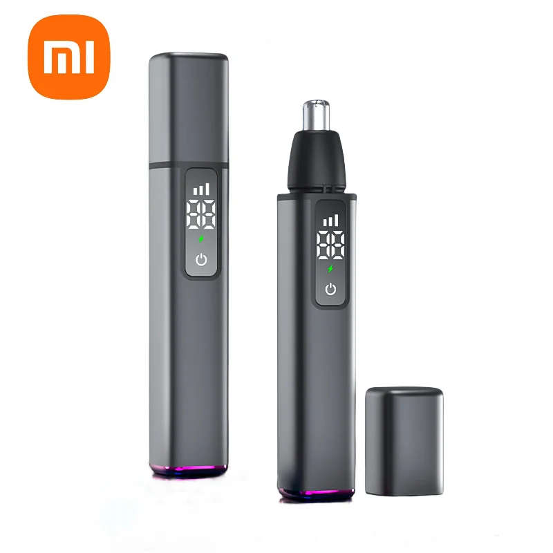 

NEW 2024 XIAOMI Electric Nose Hair Trimmer 10000 RPM Newly Upgraded R-shaped Rounded Blade Trimmer For Nose Ears Hair Clipper