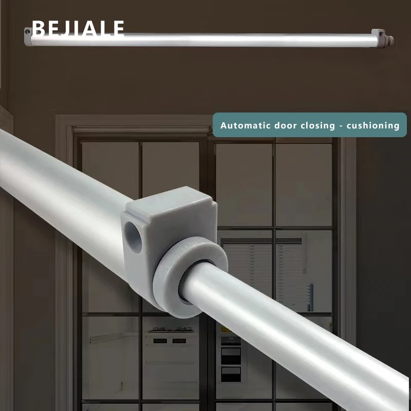 Sliding Door Closer Damping Aluminum Alloy Sliding Door Glass Simple Household Automatic Closer