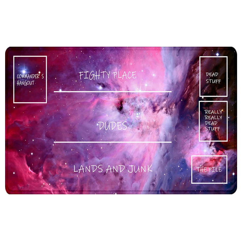 Galactic Battle Gaming Desk Pad - 24x14 Inch Playmat and Mousepad