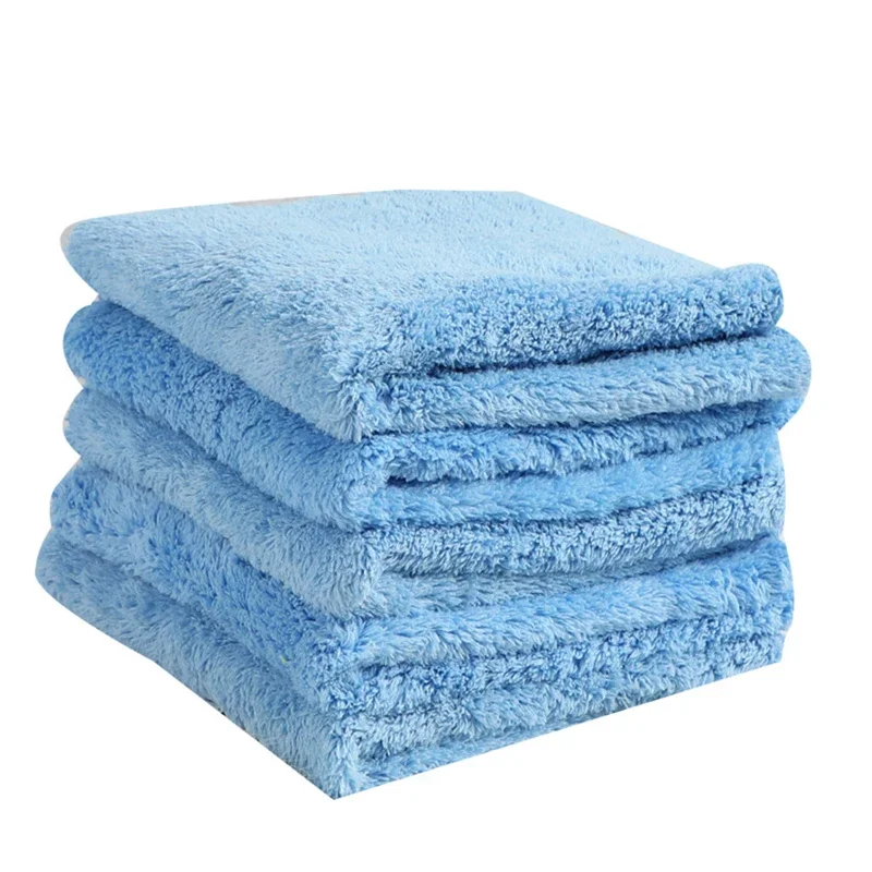 

2/4 PCS Microfiber Towel Car Cleaning Detailing Nettoyage VoitureToalla Microfibra Wash Towel Thickened Absorbent Clean Washing