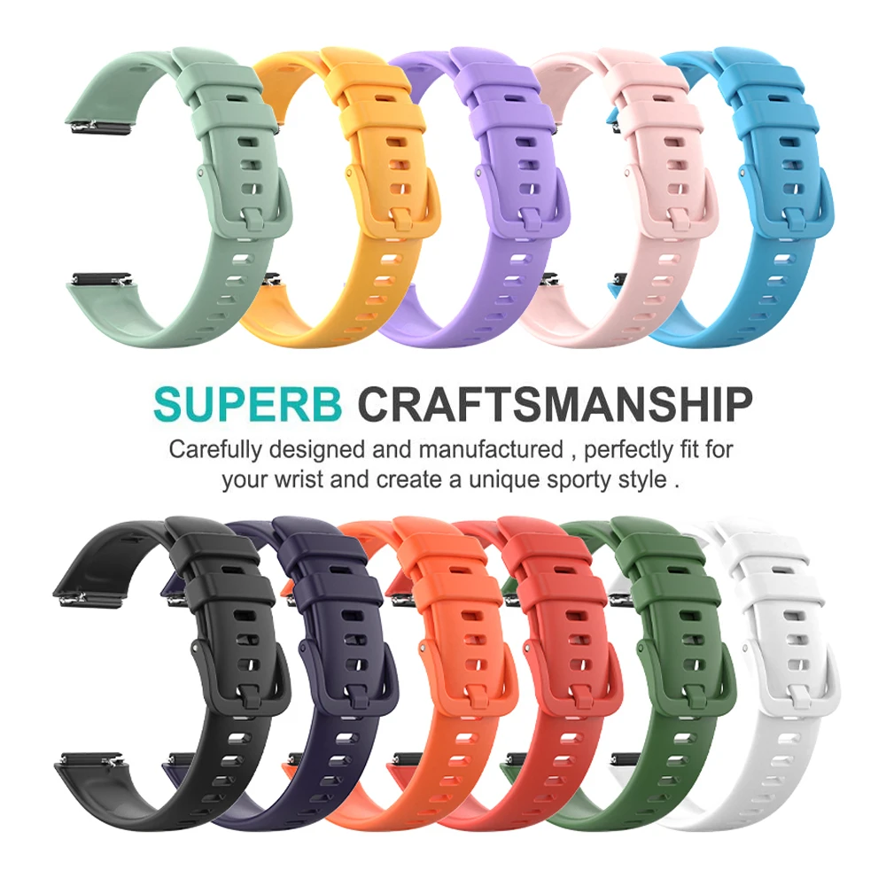 Premium Soft Silicone Strap with Screen Protector Case