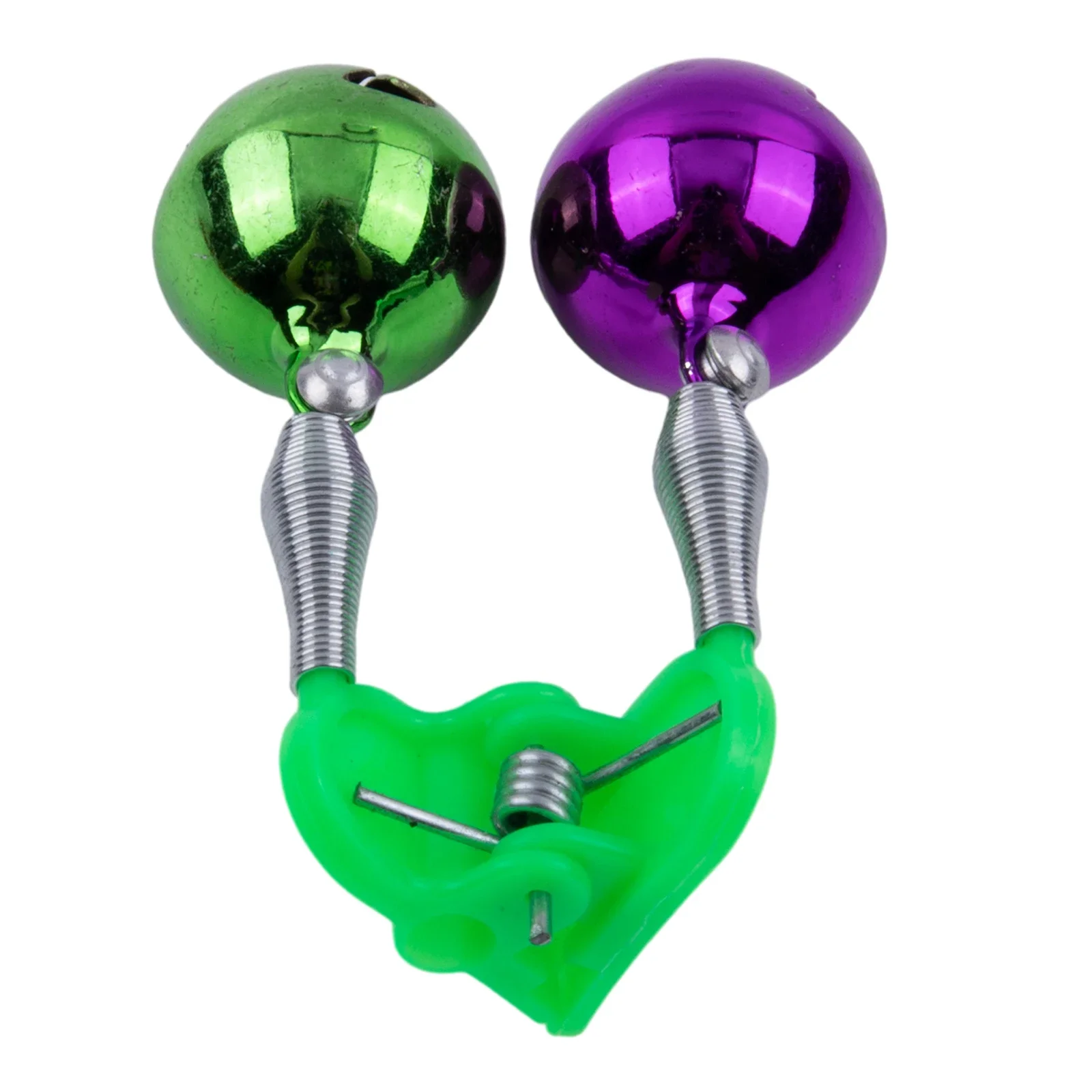 Stainless Steel Screw Rotating Bell, Spring Plastic Clip Fishing Bell Fishing Alarm Double Crisp Sound Ringing Bell Fisherma