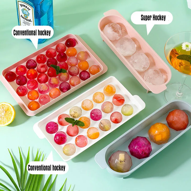 1PC Plastic Ice Cube Maker Form For Ice Candy Cake Pudding Chocolate Molds Easy-Release Square Shape Cube Trays Molds