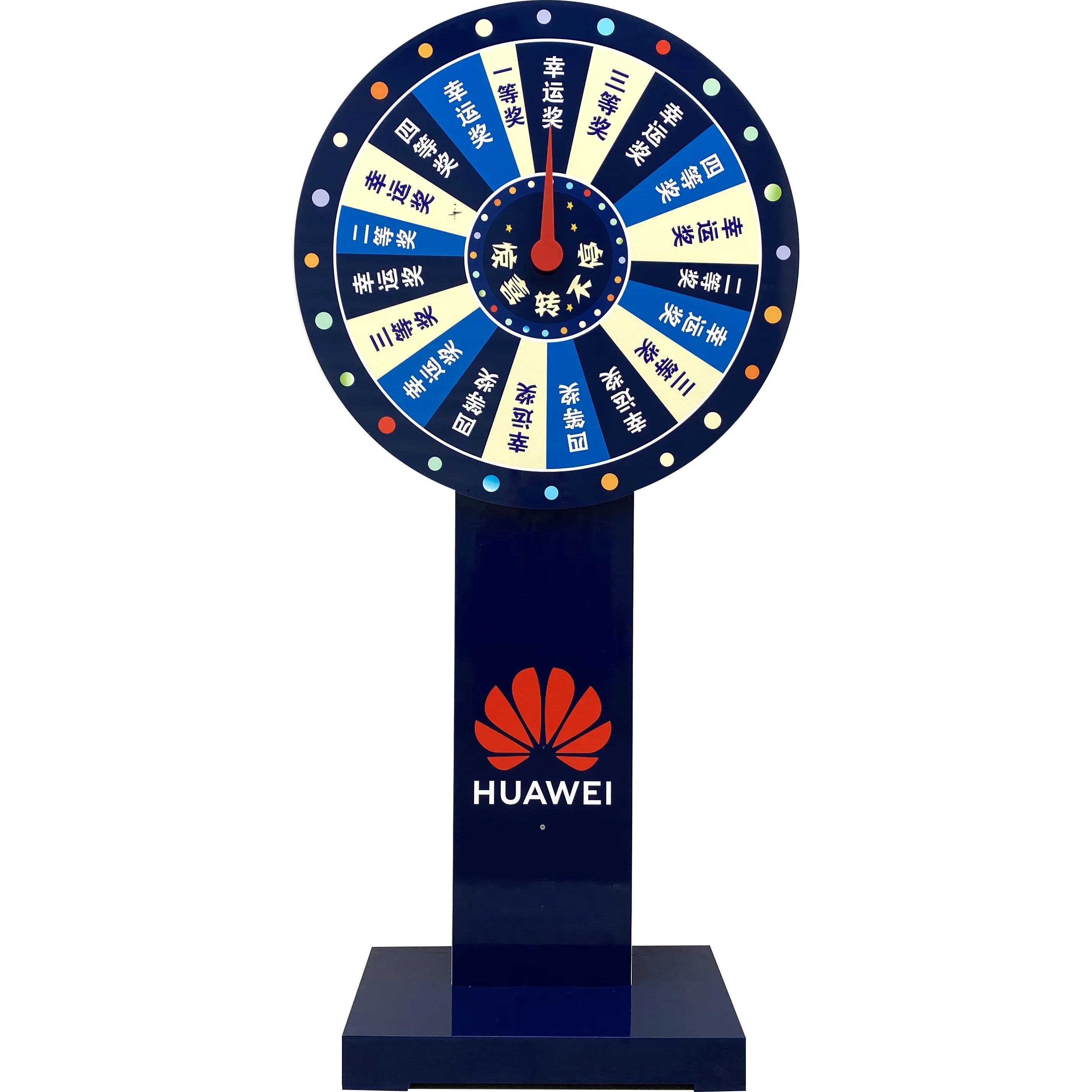 Live lottery turntable lucky turntable game wooden frame opening event props custom rewritable magnetic