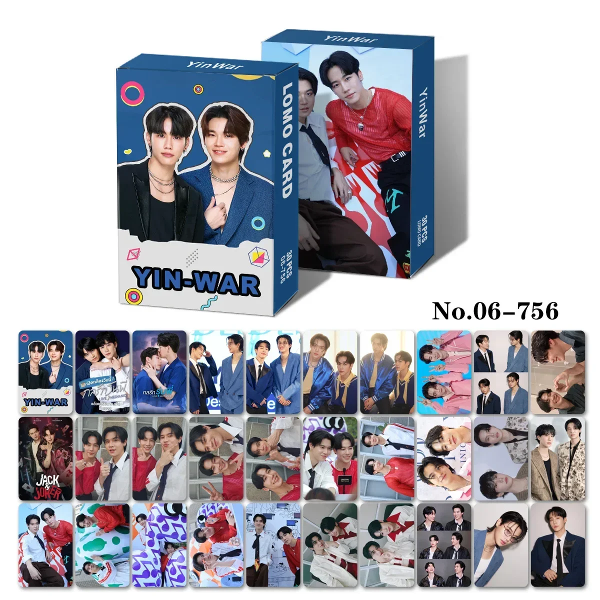Photo Cards 30PC/SET Bossnoeul Bbbuild Pondphuwin Firstkhaotung Geminifourth Perthsaint Winnysatang Netjames Zeenunew Ohmfluke Box Lomo