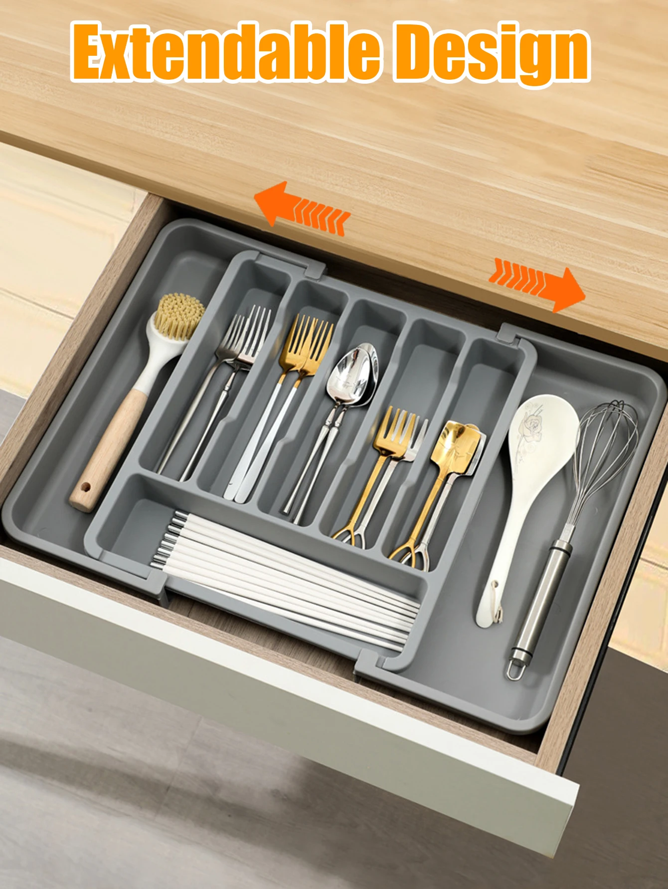 Expandable Drawer Organizer Box 1