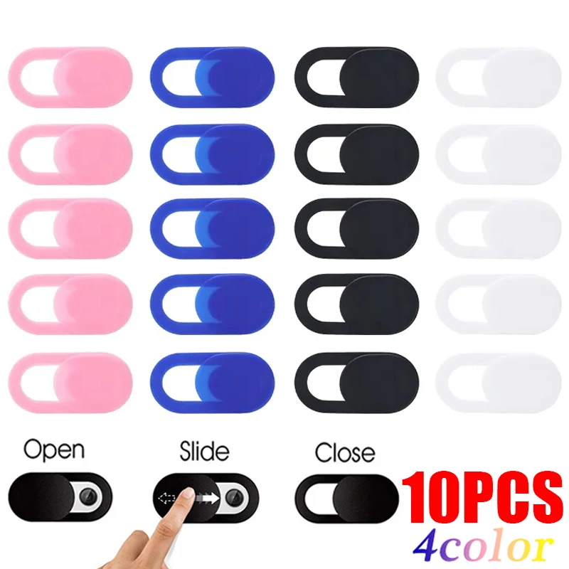 Copertura Protettiva Per Webcam Universale Protezione Per Fotocamera Con Cursore Antispia Per Ipad Macbook Laptop Phones Lens Privacy Sticker