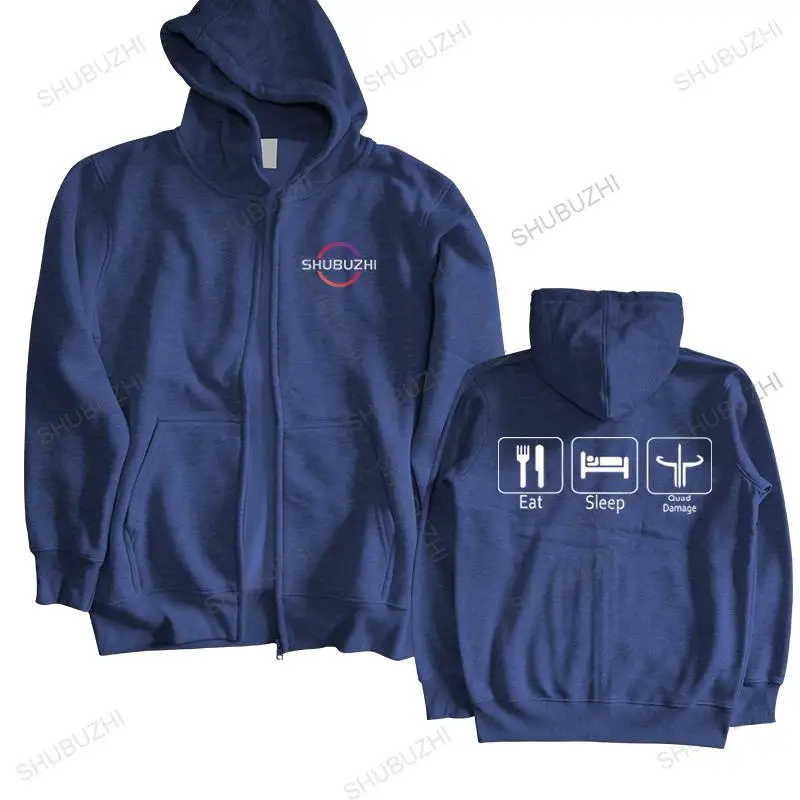 Eat Sleep Quad Damage (Quake). Gamer Hoody Cotton Men Pullover Autunno Felpa Shubuzhi Brand Top Cappotto Con Cappuccio Drop Shipping