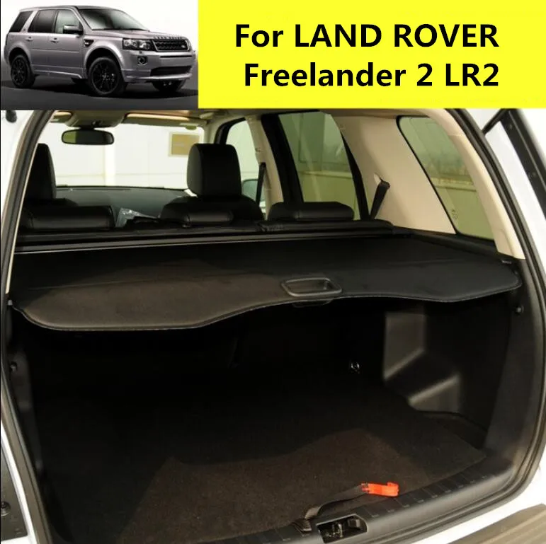 

Car Rear Trunk Security Shield Cargo Cover Fit For LAND ROVER Freelander 2 LR2 2006-2017 High quality (black beige)