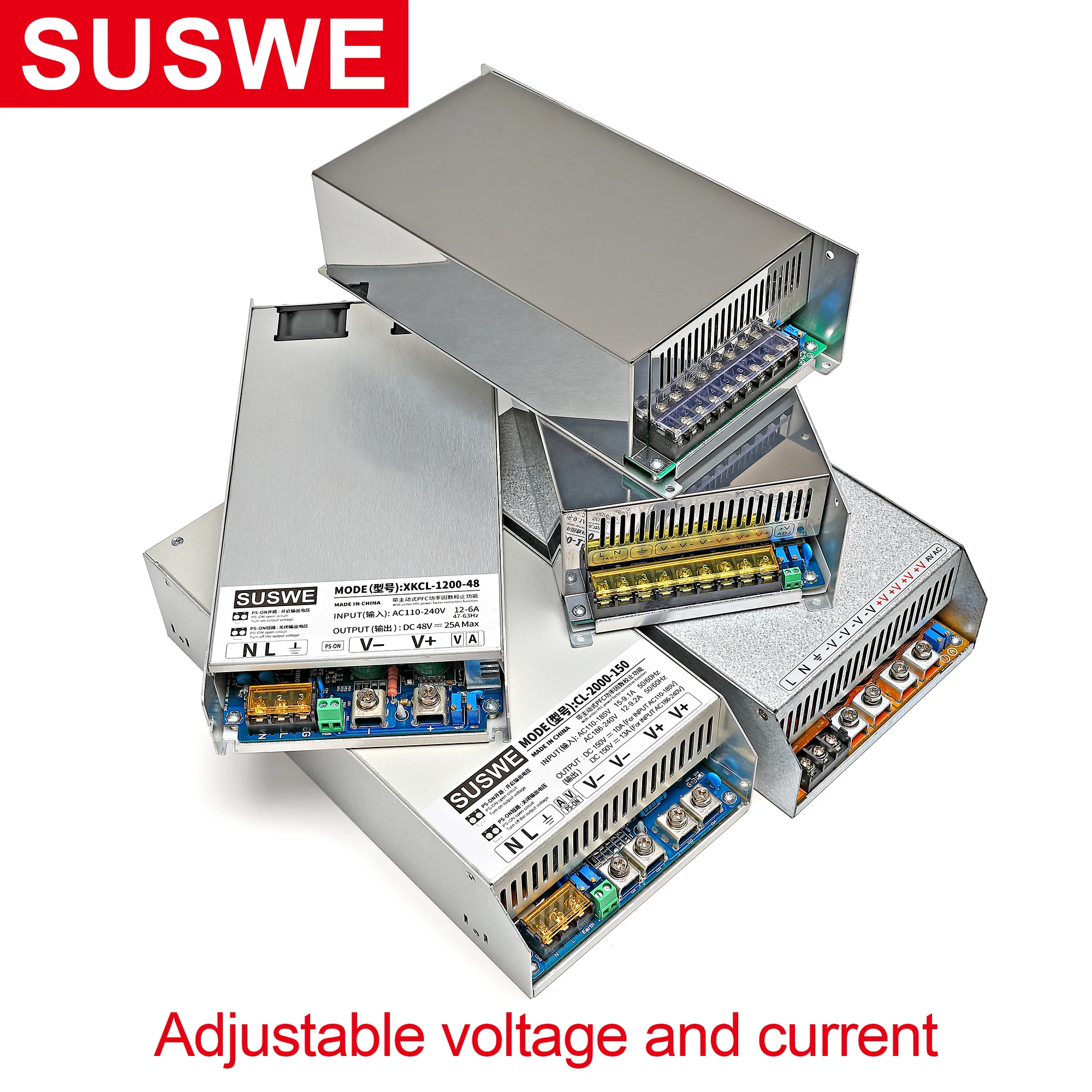 thumbnail image 1 of Fuente de alimentación CC ajustable CA 110V/220V a CC 5V 12V 24V fuente de alimentación adaptador transformador adaptador CC, 1 of 4