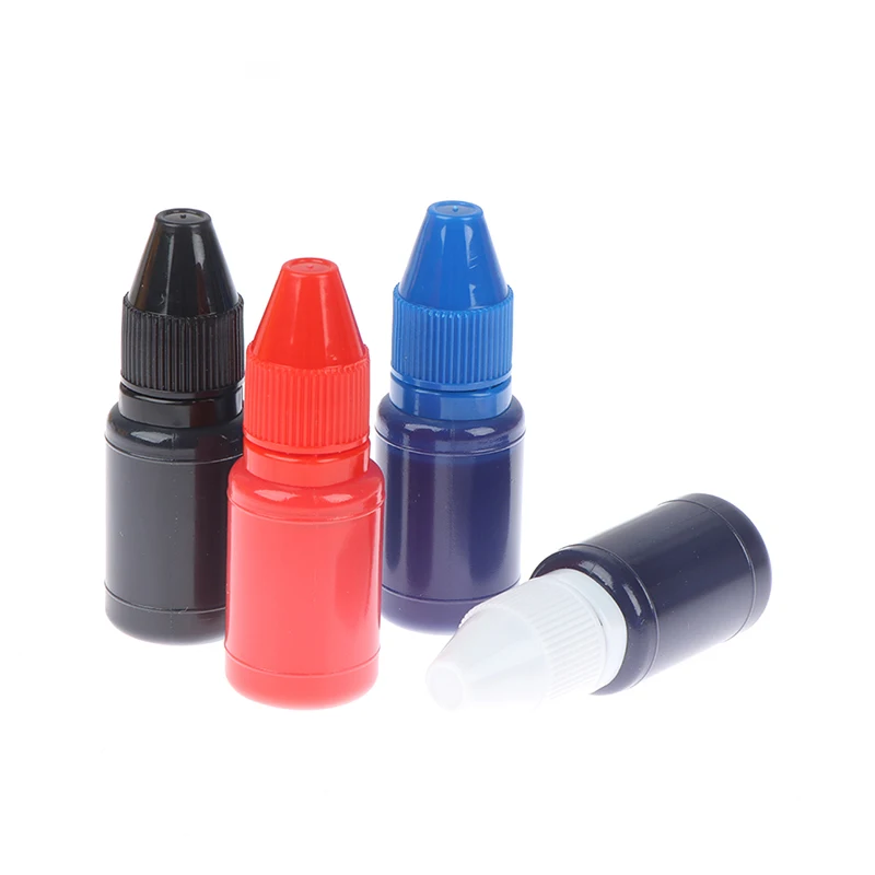 

10ml Inkpad Flash Refill Fast Drying Stamping Ink Photosensitive Stamp Oil Office School Make Seal