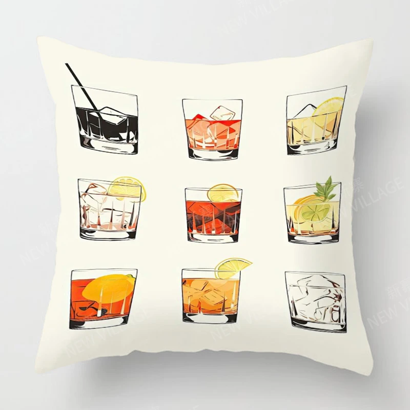 Modern Decorative Cushion for Home Living Room Decor Throw Pillow Cover 45*45 40x40cm 60x60cm 45x45cm 50x50cm sofa food 40*40 3