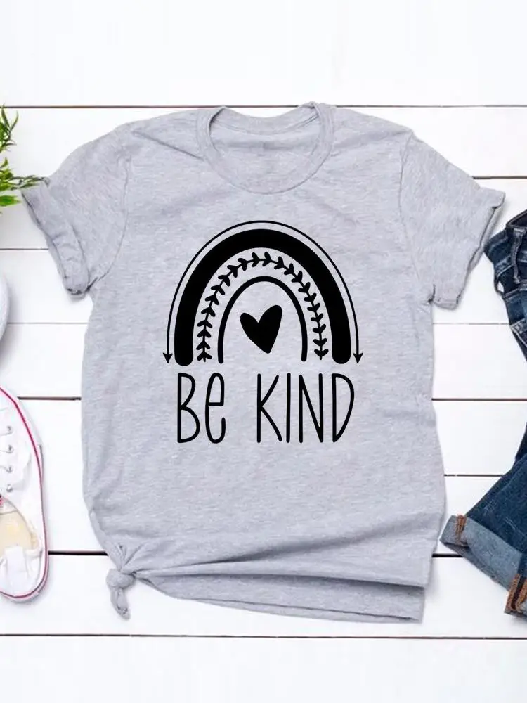 

Женская футболка с надписью Love, радужная летняя футболка с коротким рукавом и принтом