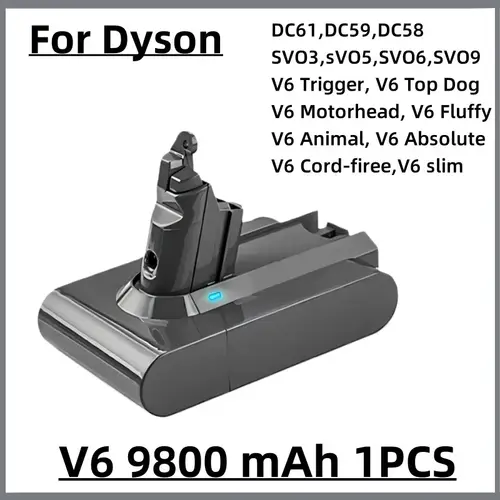 100%New Compatible with Dyson V10 V8  V11 V15 V7 V6 Series SV07 SV09 SV10 DC62 Vacuum Cleaner rechargeable battery - Image 8