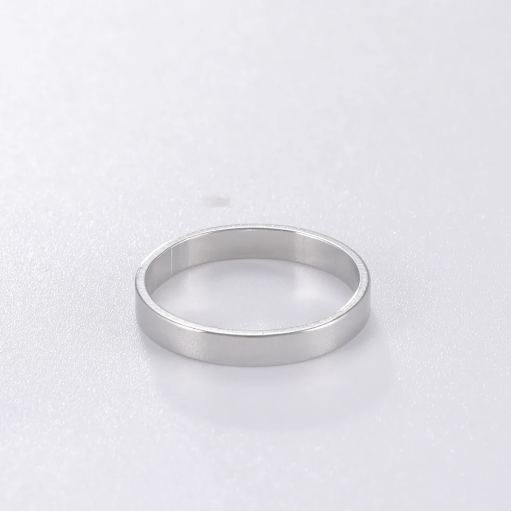 3 Colors Stainless Steel Wedding Band Rings For Women Men