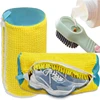 2/3PCS Shoe Washing Machine Bag with Liquid Shoe Brush Set Durable Laundry Shoe Bag and Soft Bristle Clean Brush for All Shoes 1
