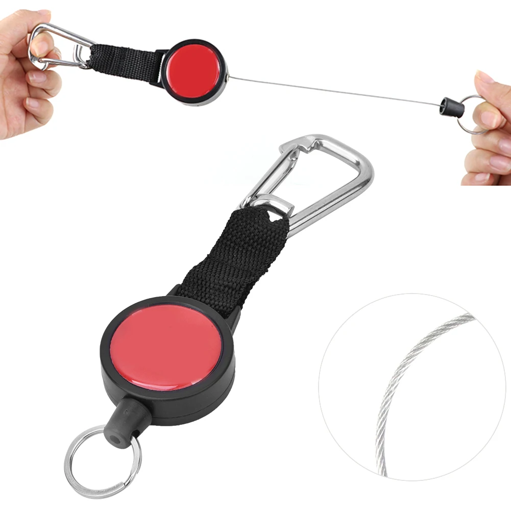 Diving Stretchable Hanging Hook Stainless Steel Quick Release Buckle Diving Accessory