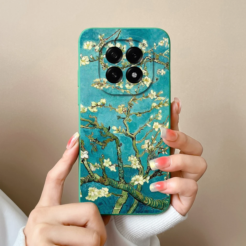 Cute Cartoon Soft Liquid Silicone Phone Case - Full Protection Anti-Drop Back Cover