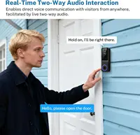 Wireless Video Doorbell Camera with Cloud Storage, Night Vision, Real-Time Alerts for Home Security - Image 6