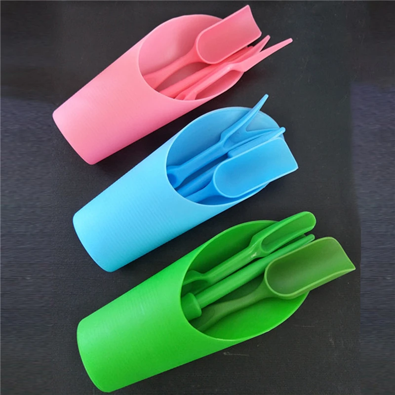4 Pcs/Set Garden Planter Kit DIY Sowing Shovel Bucket Bonsai Succulents Seedlings Drilling Tool Planting Gardening Gadgets