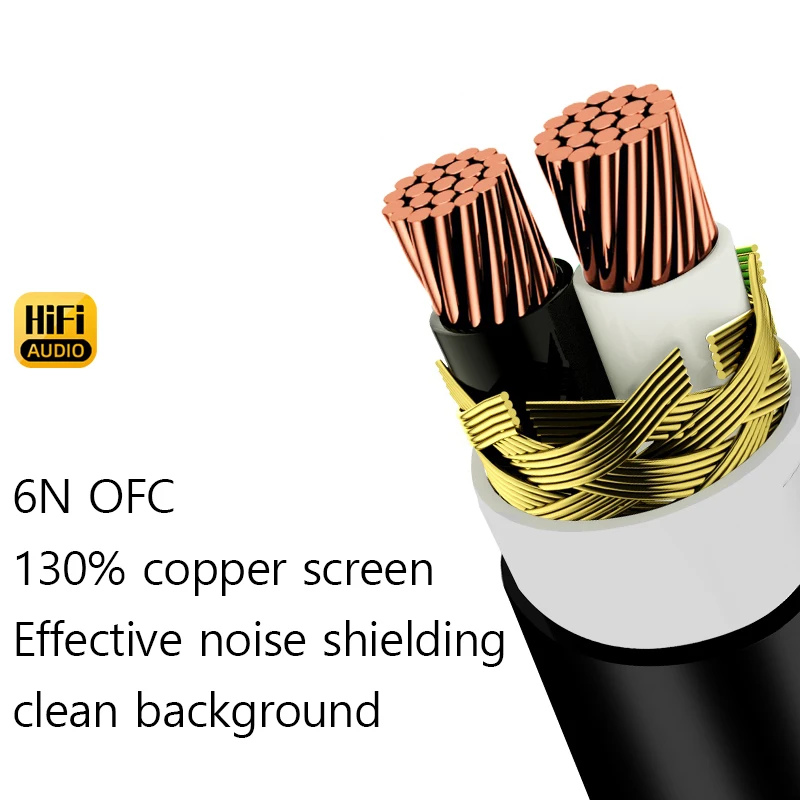 ATAUDIO-HIF 3.5mm aux ̺, 6N OFC 3.5mm  3.5mm  ׷  Hifi  ̺ ڵ AUX ̾  ̺