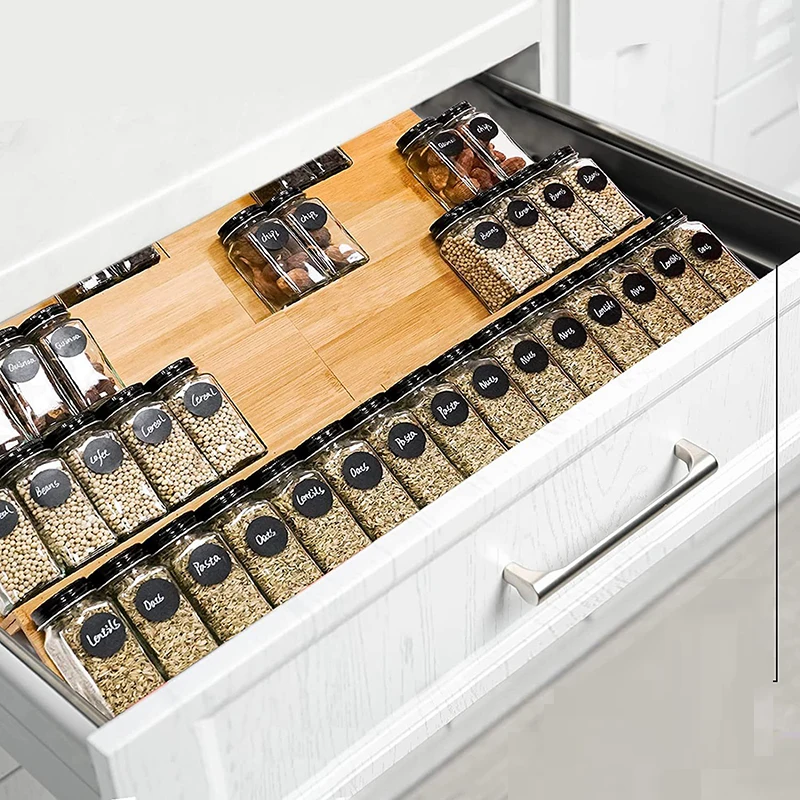 Spice Drawer Organizer for Kitchen 1 Spice Drawer Organizer for Kitchen 1