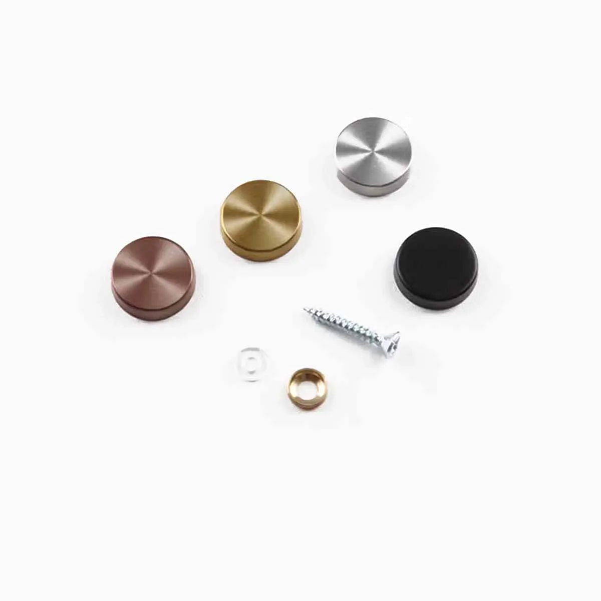 304 Stainless Steel Advertising Glass Decorative Cap Acrylic Ceramic Tile Mirror Fixing Self Tapping Screw Cover