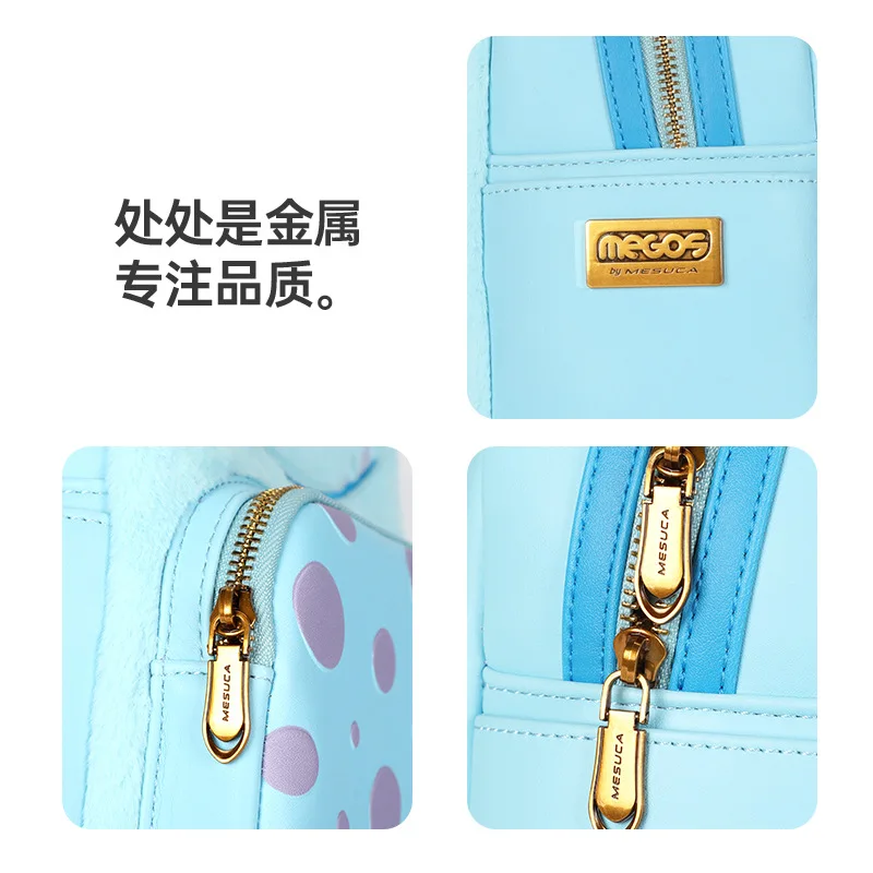 Disney Cartoon Travel Bags Stitich Cosmetic Bag Lotso Kawaii Backpack for Women Sullivan Anime Case Printed Cute Bookbag Girls