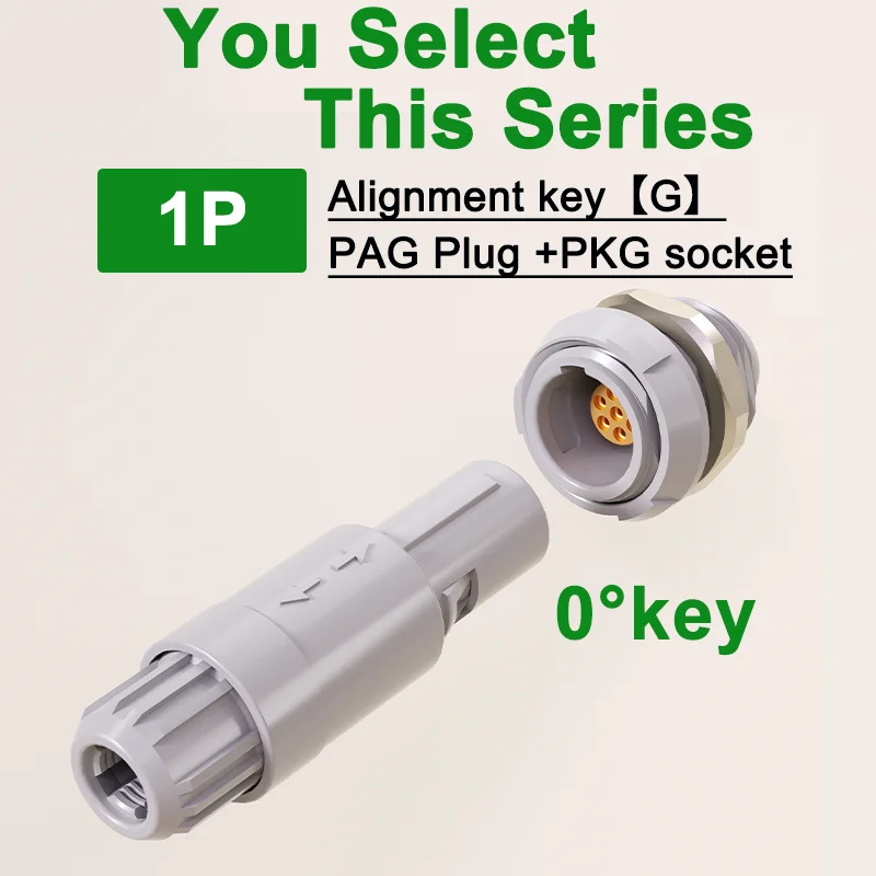 Enhanced Medical-Grade Push-Pull Connector – Durable, Plastic Plug & Socket with Secure Latching Mechanism